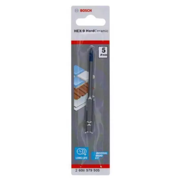 Vrták do dlažby EXPERT HEX-9 HardCeramic 5 × 90 mm Bosch 2608900589
