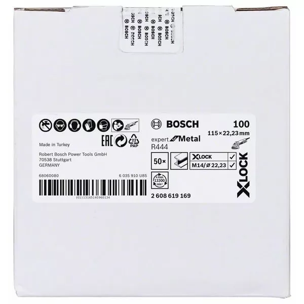 Fíbrový kotouč Expert for Metal 115mm Bosch X-LOCK 2608619169