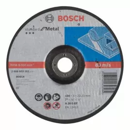 Dělicí kotouč profilovaný Standard for Metal A 30 S BF, 125 mm, 22,23 mm, 2,5 mm Bosch 2608603160