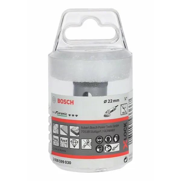 Děrovka Best for Ceramic 22mm Bosch X-LOCK 2608599030