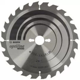 Pilový kotouč Optiline Wood 254 x 30 x 2,8/1,8 mm, 24 Bosch 2608838412