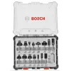 Sada tvarových fréz 15ks s 6mm vřetenem Bosch 2607017471