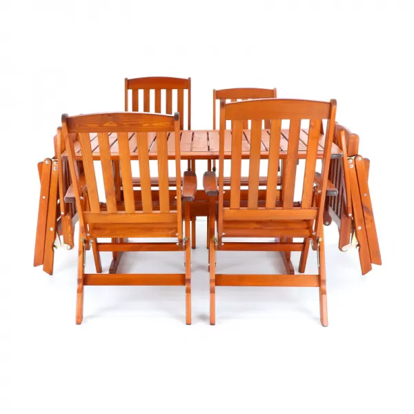 Stolová sestava VeGA OSCAR DeLuxe SET 6 V-Garden 26OSCARDLX_6set