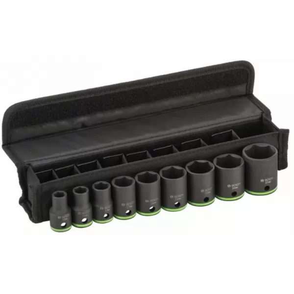 Sada 9dílná nástavců pro nástrčný klíč vnější šestihran 1/2" Bosch Accessories 2608551100