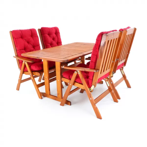 Stolová sestava VeGA OSCAR DeLuxe SET 4 V-Garden 26OSCARDLX_4set