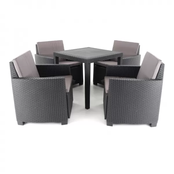 Zahradní nábytek IPAE SICILIA DeLuxe SET 4 V-Garden 26SICILIADLX_4set