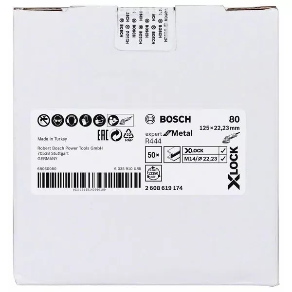 Fíbrový kotouč Expert for Metal 125mm Bosch X-LOCK 2608619174