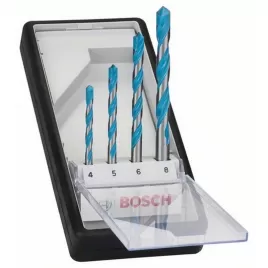 4dílná sada vrtáků EXPERT MultiConstruction CYL-9, 4/5/6/8 mm Bosch 2608900645