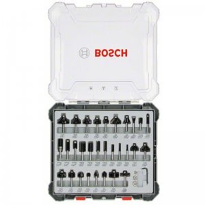 Sada tvarových fréz 30ks s 8mm vřetenem Bosch 2607017475