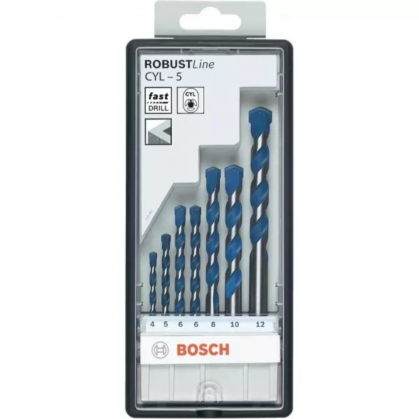 7dílná sada vrtáků do betonu Robust Line CYL-5 4;5;5;6;6;8;10 Bosch 2608588167