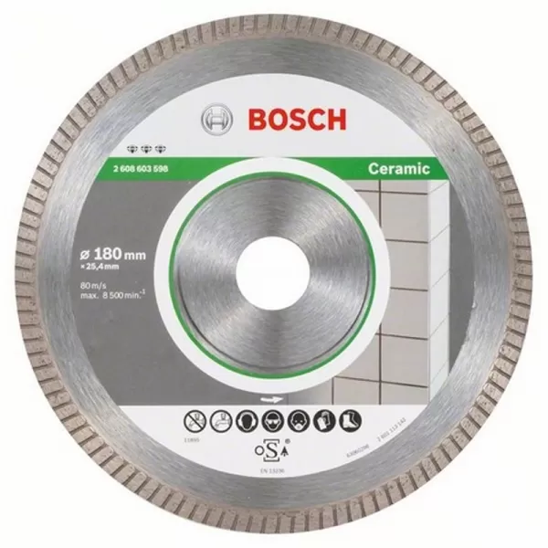 Diamantový dělicí kotouč Best for Ceramic Extra-Clean Turbo 230 x 22,23 x 1,8 x 7 mm Bosch 2608603597