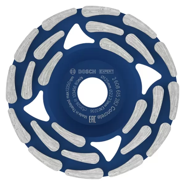 Diamantová brusná hlava na beton, 115mm, segment 5mm Bosch Professional 2608615281
