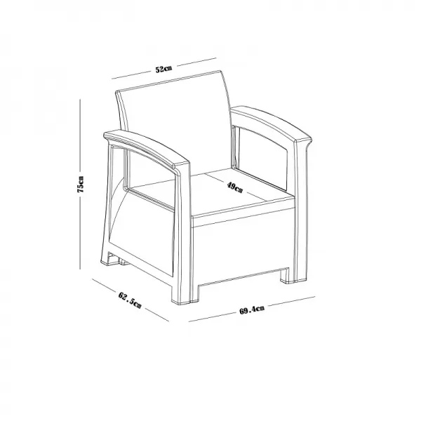 Ratanový set PUERTO DeLuxe V-Garden 26PUERTO