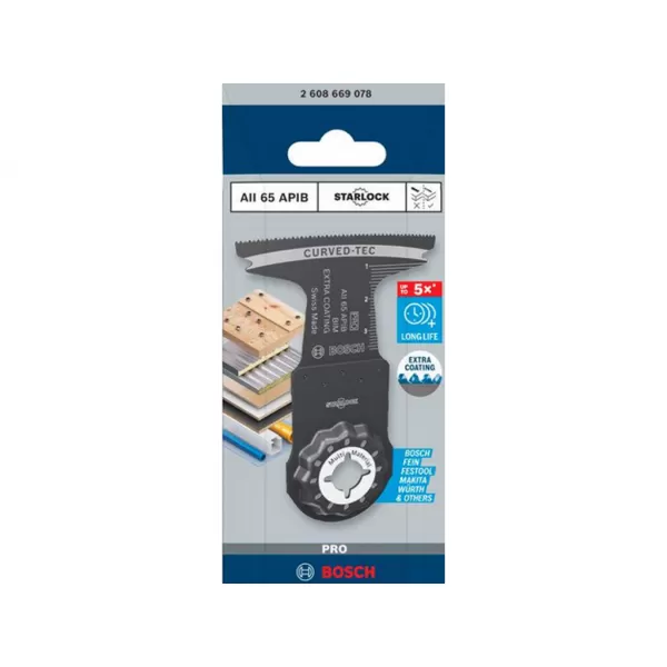 Ponorný pilový list BIM AII 65 APB Wood and Metal 40 x 65 mm Bosch 2608669078