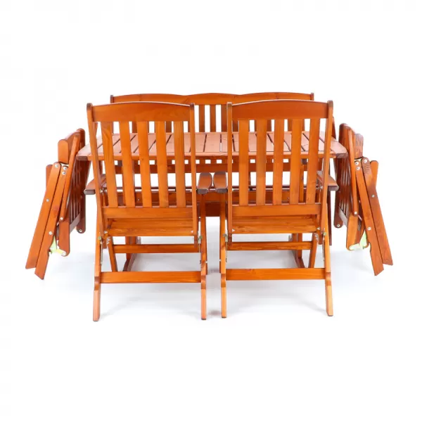 Stolová sestava VeGA OSCAR DeLuxe SET 7 V-Garden 26OSCARDLX_7set