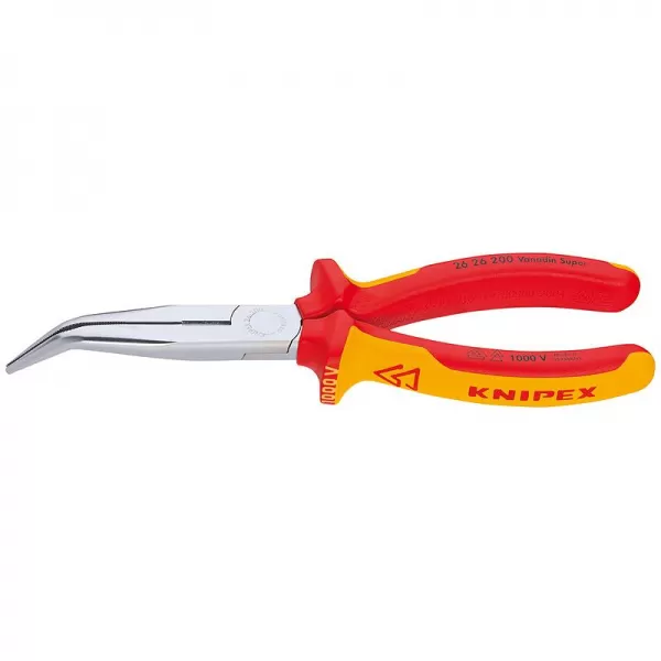 Půlkulaté kleště s břity (úzké ploché) Knipex 26 26 200