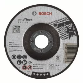 Dělicí kotouč profilovaný na nerez Best for Inox A 46 V INOX BF, 125 mm, 1,5 mm Bosch 2608603497