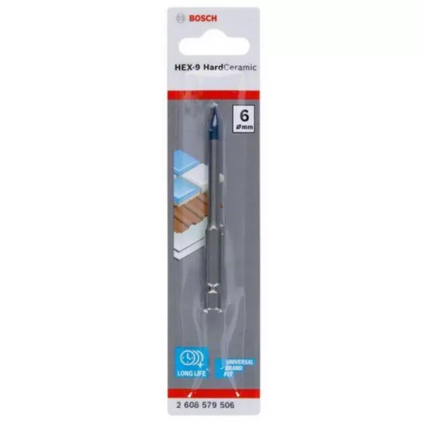 Vrták do dlažby EXPERT HEX-9 HardCeramic 6 × 90 mm Bosch 2608900590