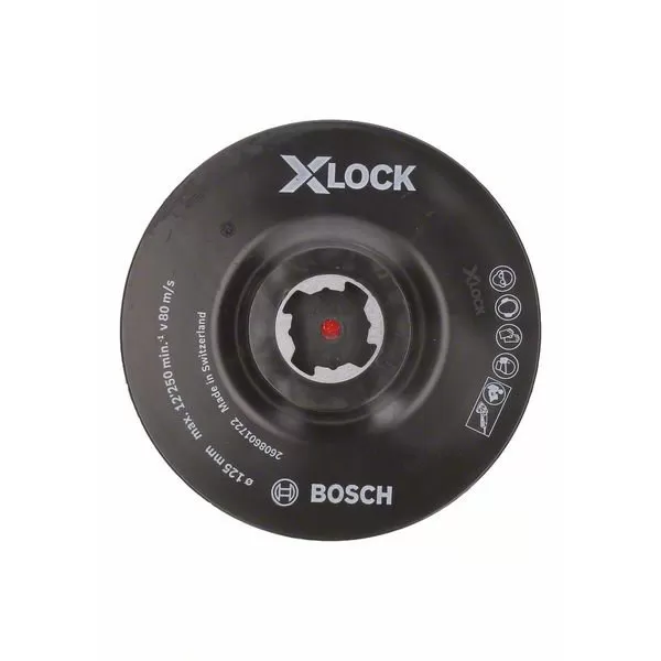 Opěrný talíř se suchým zipem X-LOCK 125 mm Bosch 2608601722