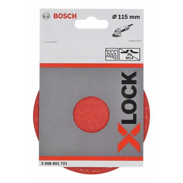 Opěrný talíř se suchým zipem X-LOCK 115 mm Bosch 2608601721