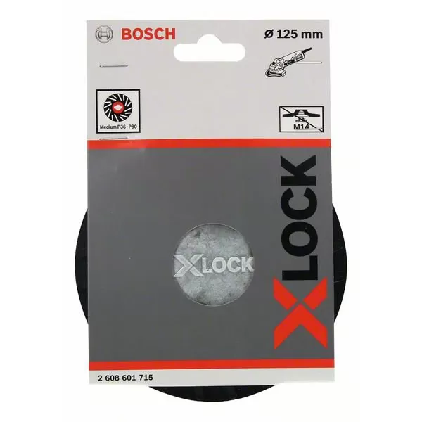Opěrný talíř X-LOCK 125 mm Bosch 2608601715