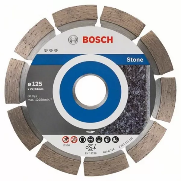 Diamantový dělicí kotouč 10ks Standard for Stone 125 x 22,23 x 1,6 x 10 mm Bosch 2608603236