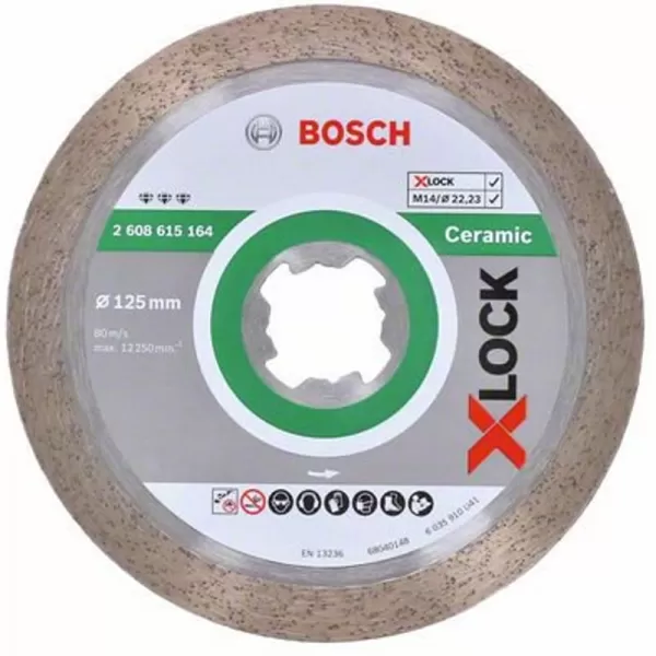 Diamantový dělicí kotouč Best for Ceramic 125mm X-LOCK 2608615164