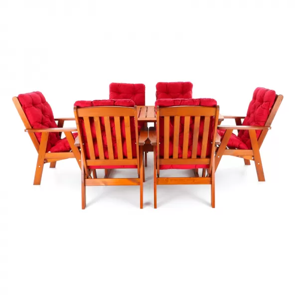 Stolová sestava VeGA OSCAR SET 6 V-Garden 26OSCAR_6set