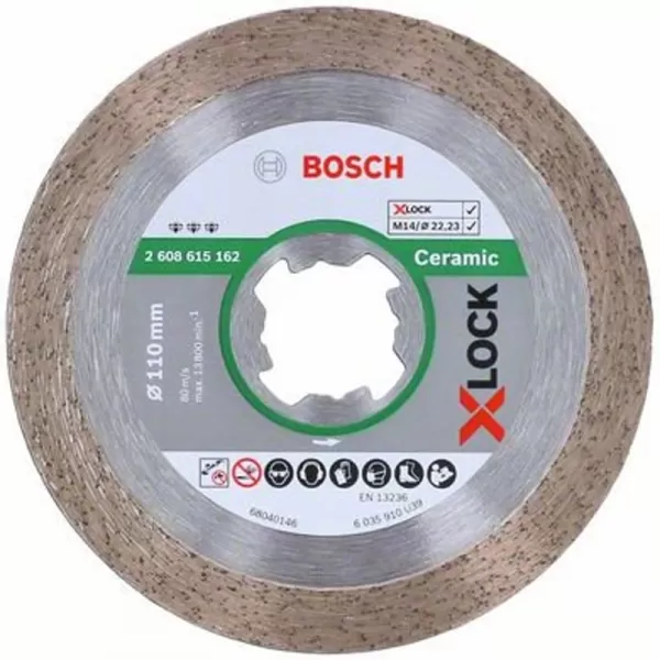 Diamantový dělicí kotouč Best for Ceramic 110mm X-LOCK 2608615162