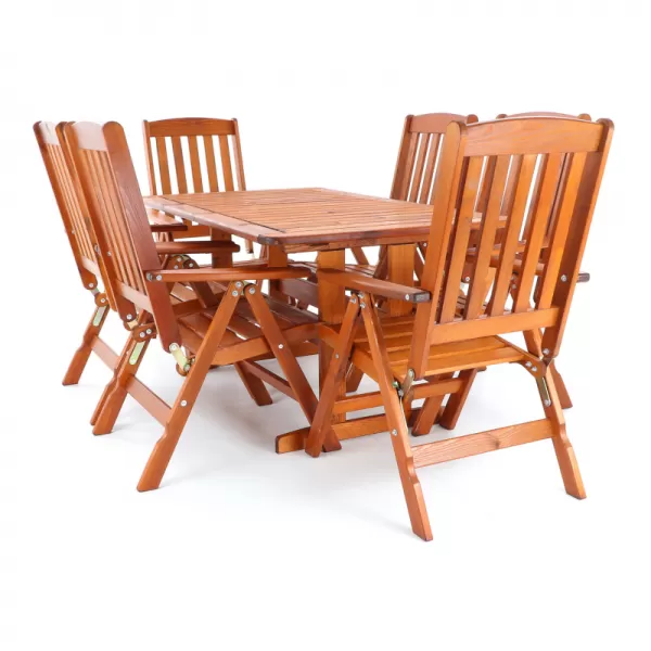 Stolová sestava VeGA OSCAR DeLuxe SET 6 V-Garden 26OSCARDLX_6set