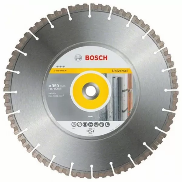 Diamantový dělicí kotouč EXPERT MultiMaterial 350 × 20/25,40 × 3,3 × 15 mm Bosch 2608900666