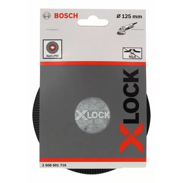 Opěrný talíř X-LOCK 125 mm Bosch 2608601716