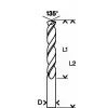 Vrtáky do kovu 5ks HSS-G DIN 340 4,5 x 82 x 126 mm Bosch 2608596818