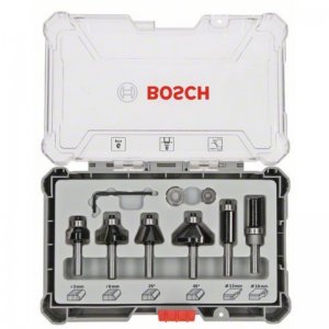 Sada ohraňovacích fréz s 8mm vřetenem Bosch 2607017469