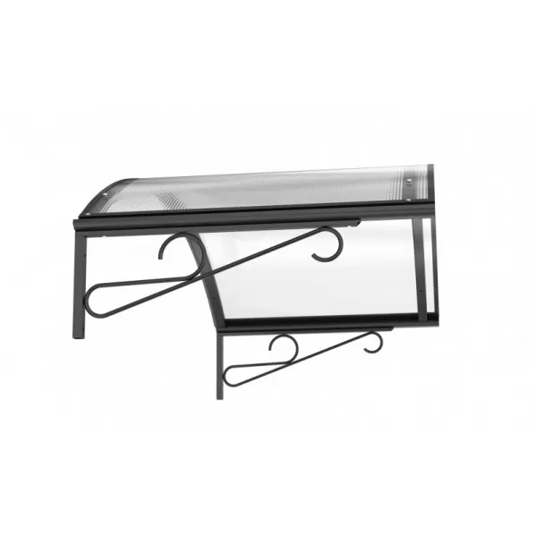 Stříška nad dveře LANITPLAST ALBA 140/80 ANTRACIT LG2793