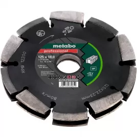 Diamantový frézovací kotouč 2 125x18x22,23mm professional UP Metabo 628298000