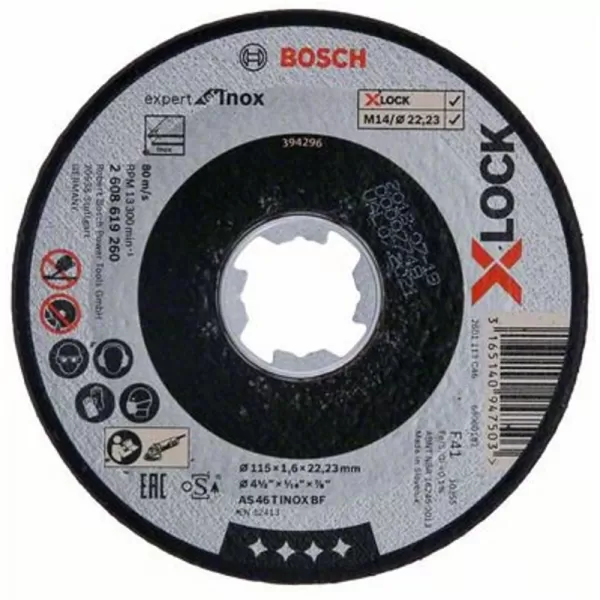Řezný kotouč na kov Expert for Inox 115mm Bosch X-LOCK 2608619260