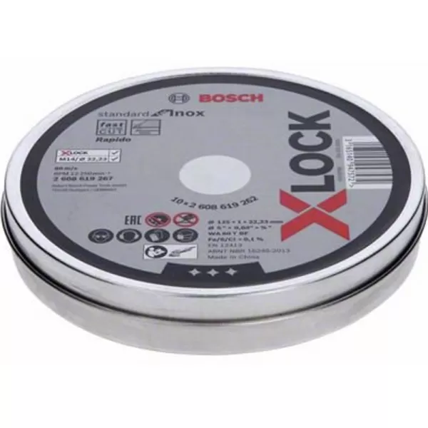 Řezný kotouč na kov Standard for Inox 125mm Bosch X-LOCK 2608619262