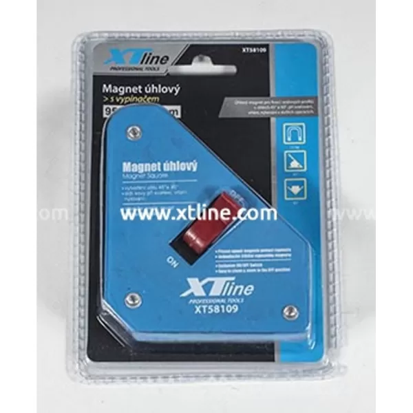 Magnet úhlový s vypínačem 95x110x25mm Xtline XT58109