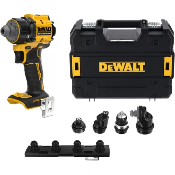 Aku bezuhlíková vícehlavá vrtačka 18V bez aku DeWALT DCD803NT