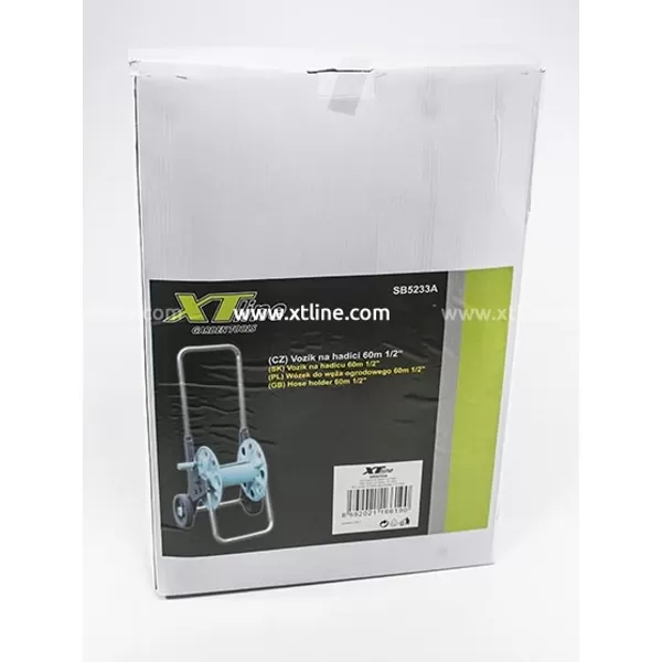 Naviják na hadici 1/2" 60m pojízdný Xtline SB5233A