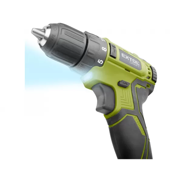 Aku vrtací šroubovák 12V 1x2,0Ah BRUSHLESS s nářadím EXTOL CRAFT 422801