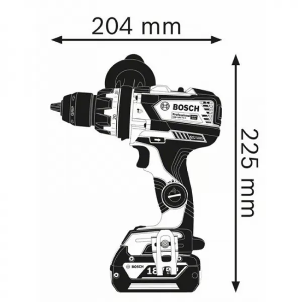 Aku kombinovaný šroubovák Bosch GSB 18V-110 C 0 601 9G0 30A