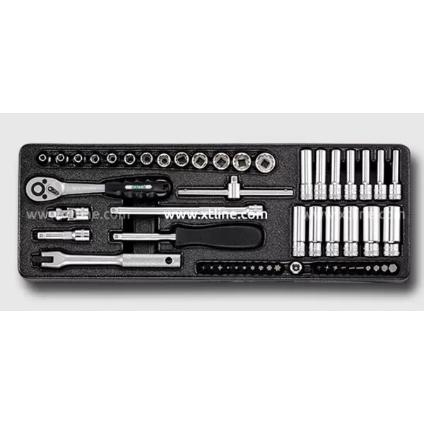 Montážní vozík na nářadí kovový vybavený 231dílů HONITON HA250