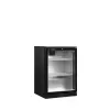 Minibar prosklené křídlové dveře, černá Tefcold DB126H