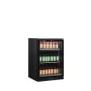Minibar prosklené křídlové dveře, černá Tefcold DB126H