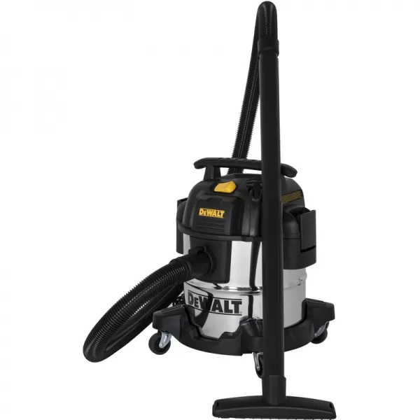 Průmyslový nerezový vysavač na mokré a suché vysávání 20l DeWALT DXV20S