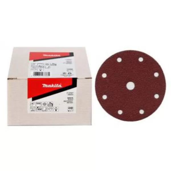 Papír brusný suchý zip 150mm 6 děr K60, 50ks