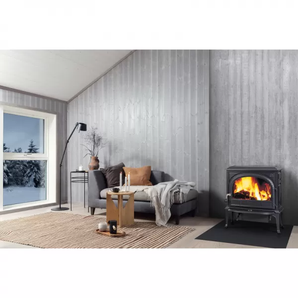 Krbová kamna modročerný smalt, dvířka bez ozdobných příček Jotul F 400 ECO SE BBE