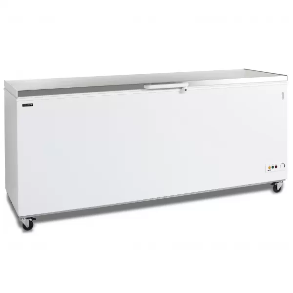 Mraznička na zmrzlinu plné víko, nerez Tefcold CF700S SL